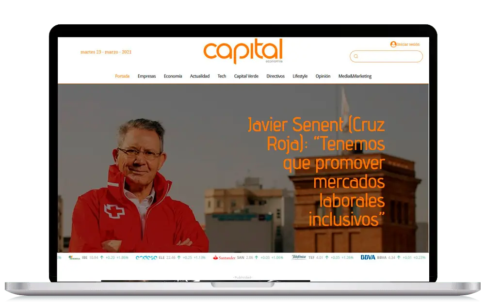 Imagen pantalla web Capital